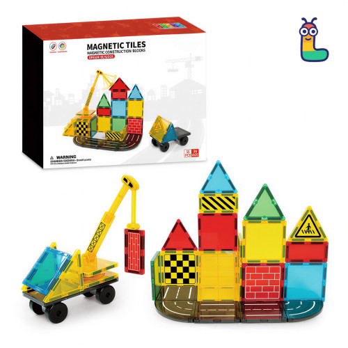 Mágneses építőjáték LELINO Build 35 db