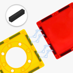 Mágneses építőjáték LELINO Build 50 db