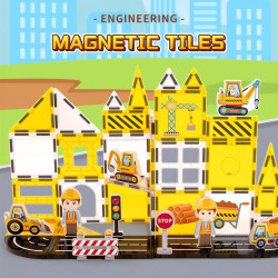 Mágneses építőjáték LELINO Fantasy Engineering 47 db