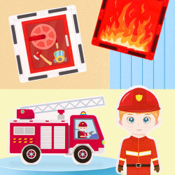 Mágneses építőjáték LELINO Fantasy Fire Control 48 db