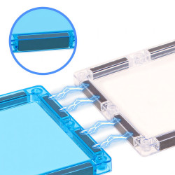 Mágneses építőjáték LELINO Fantasy Police 42 db