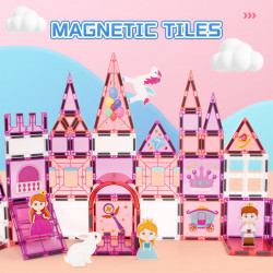 Mágneses építőjáték LELINO Fantasy Princess 58 db