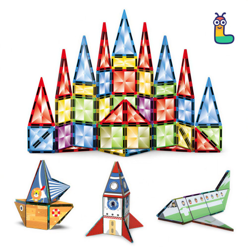 Mágneses építőjáték LELINO Diamond 95 db
