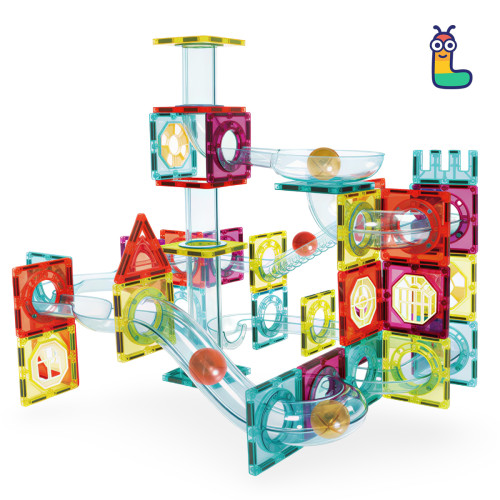 Mágneses építőjáték LELINO Roller 95 db