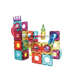Mágneses építőjáték LELINO Roller 72db