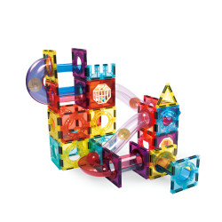 Mágneses építőjáték LELINO Roller 72db