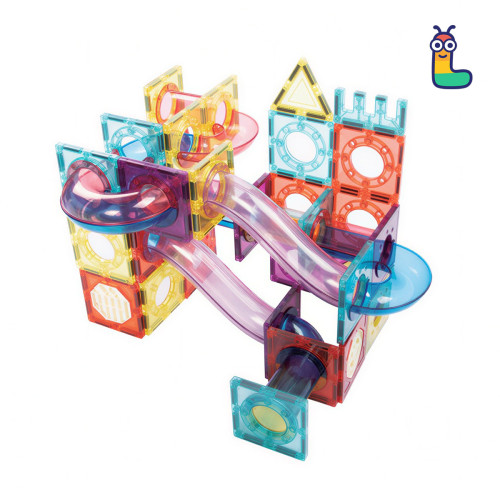 Mágneses építőjáték LELINO Roller 72db