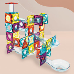 Mágneses építőjáték LELINO Roller 95 db