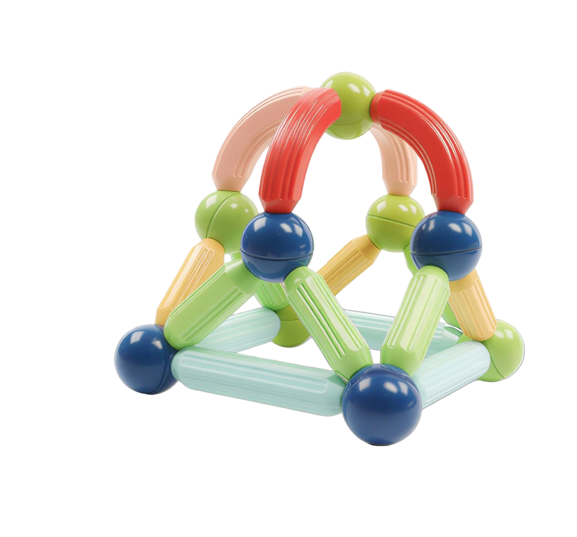Mágneses építőjáték LELINO Sticks